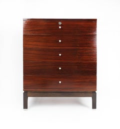 Italian Rosewood Bachelors Chest of Drawers by M.I.M., circa 1960