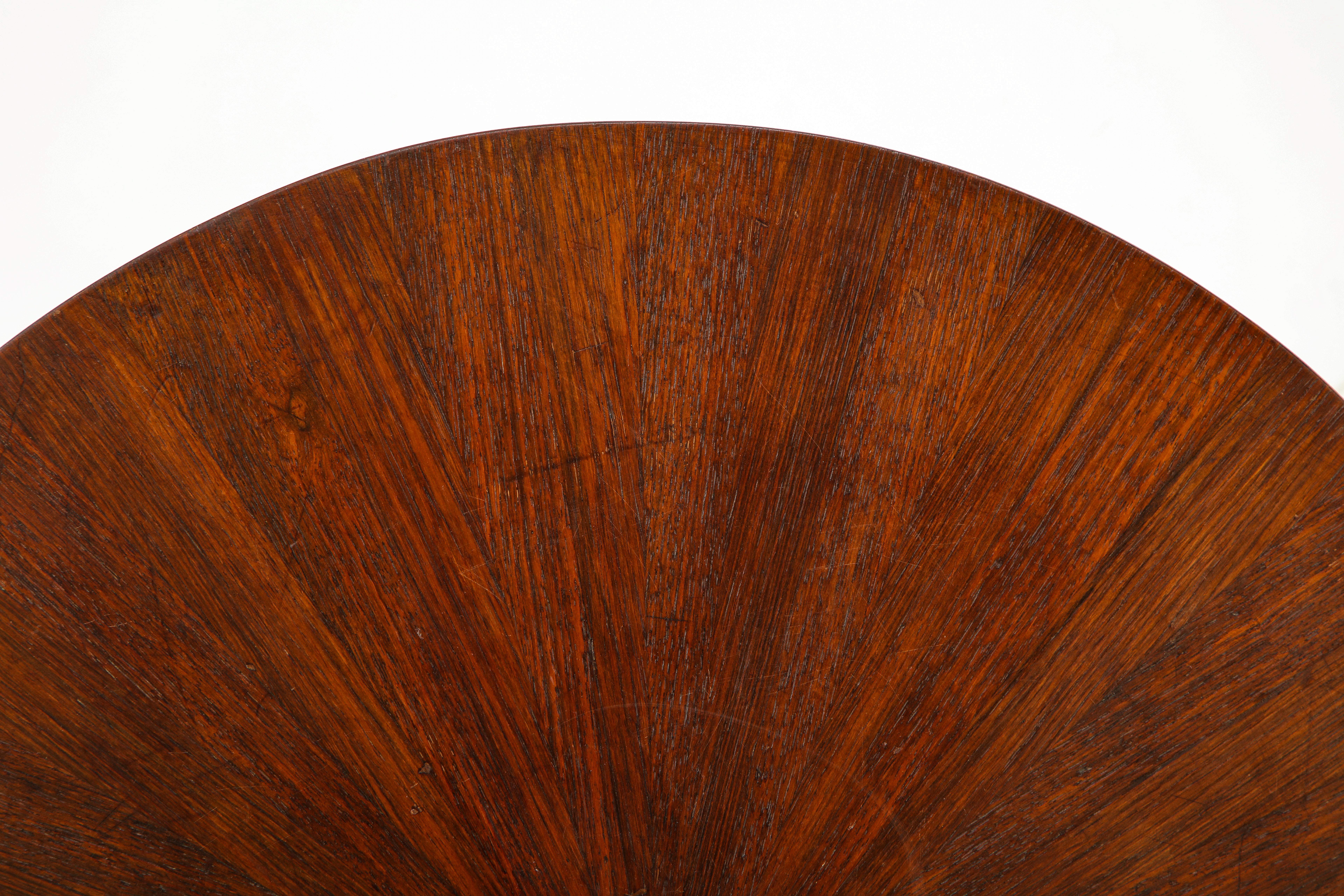 Italian Rosewood Circular Side Table 5