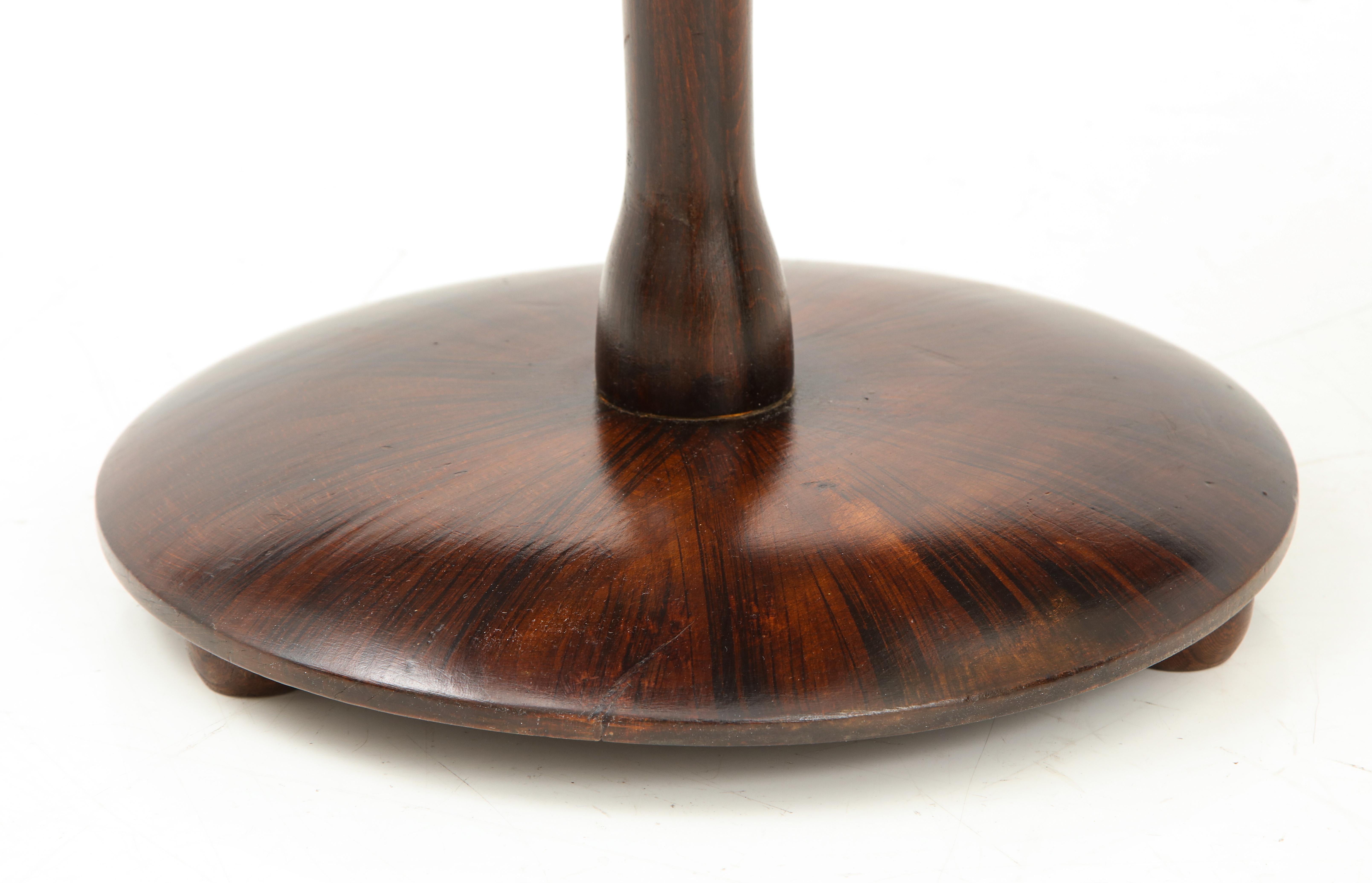 Italian Rosewood Circular Side Table (Rosenholz)