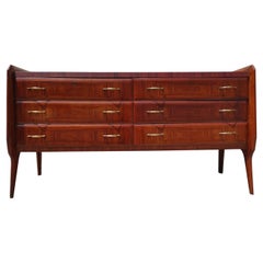 Italian Rosewood Herringbone Pattern Dresser