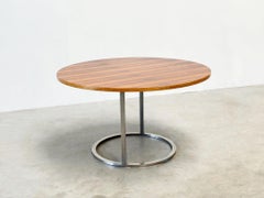 Italian wooden round dining table