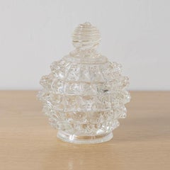 Italian Rostratto Barovier Bud Vase with Top