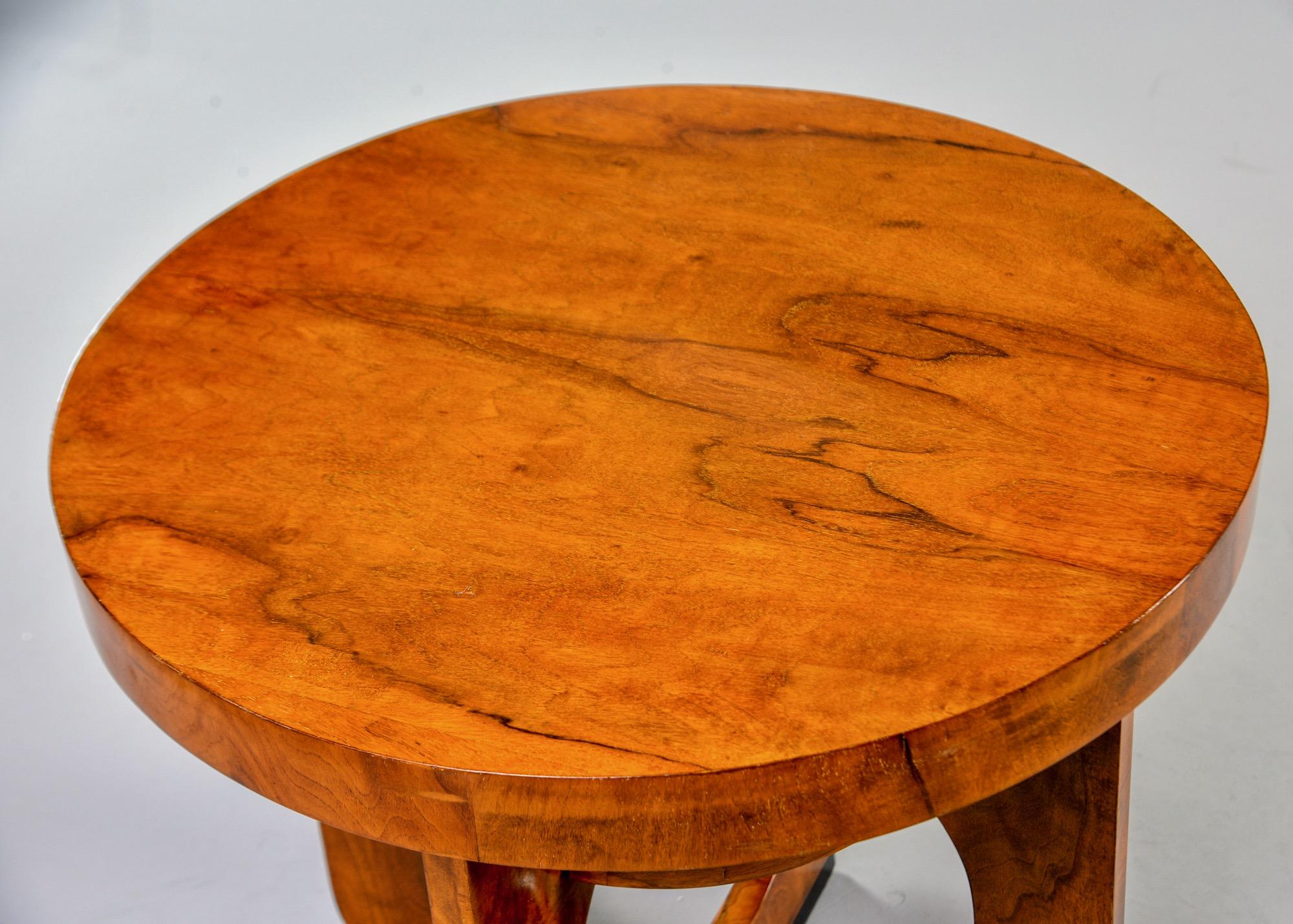 20th Century Italian Round Art Deco Side Table