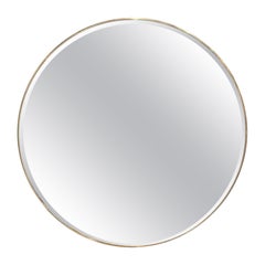 Italian Round Brass Mirror