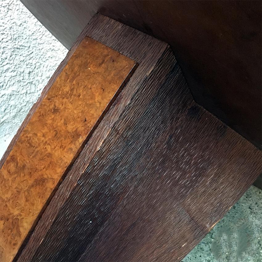 Mid-Century Modern Italian Round Briar Table, Designed by Pierluigi Colli, 1940s