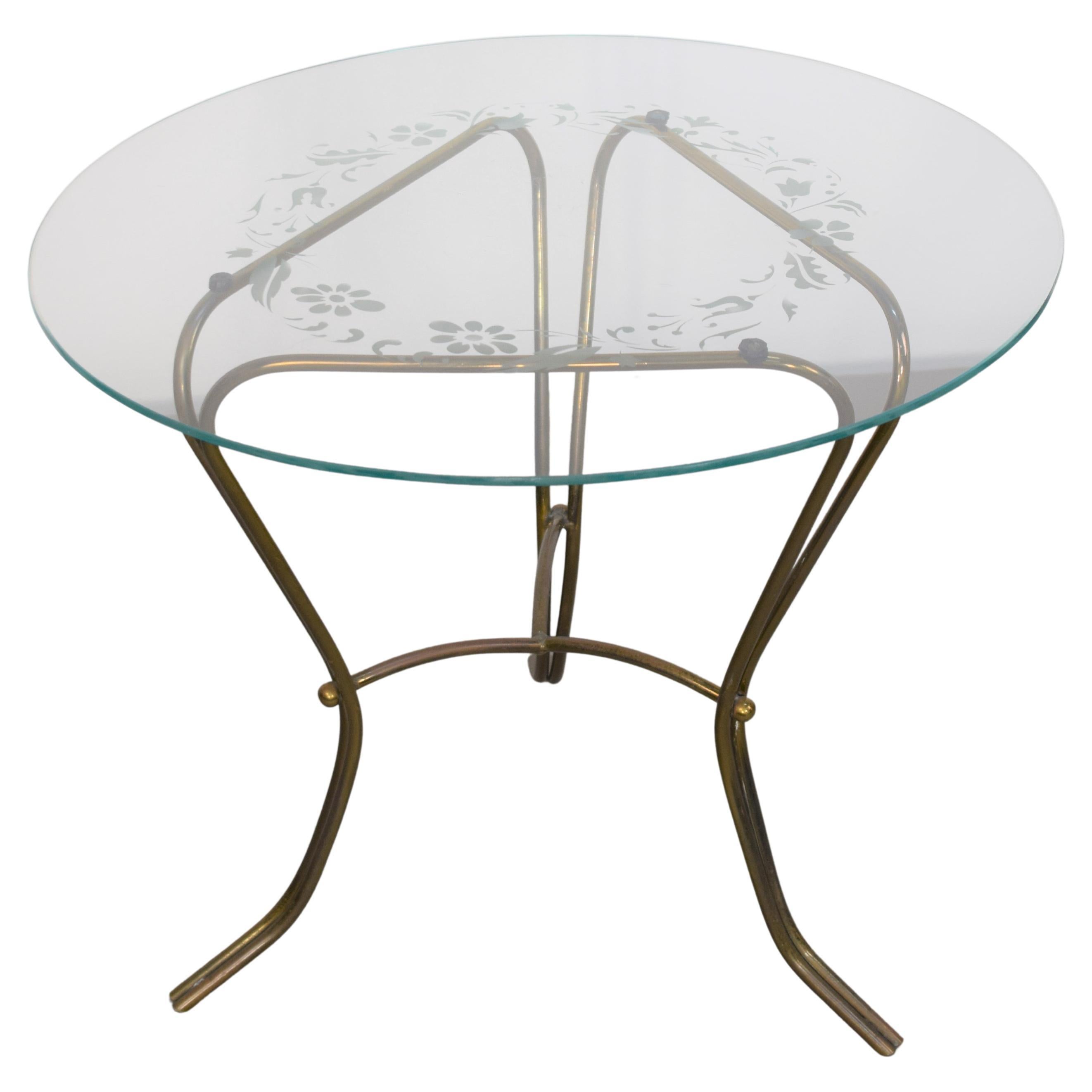 Table Basse Ronde Italienne, Années 1950