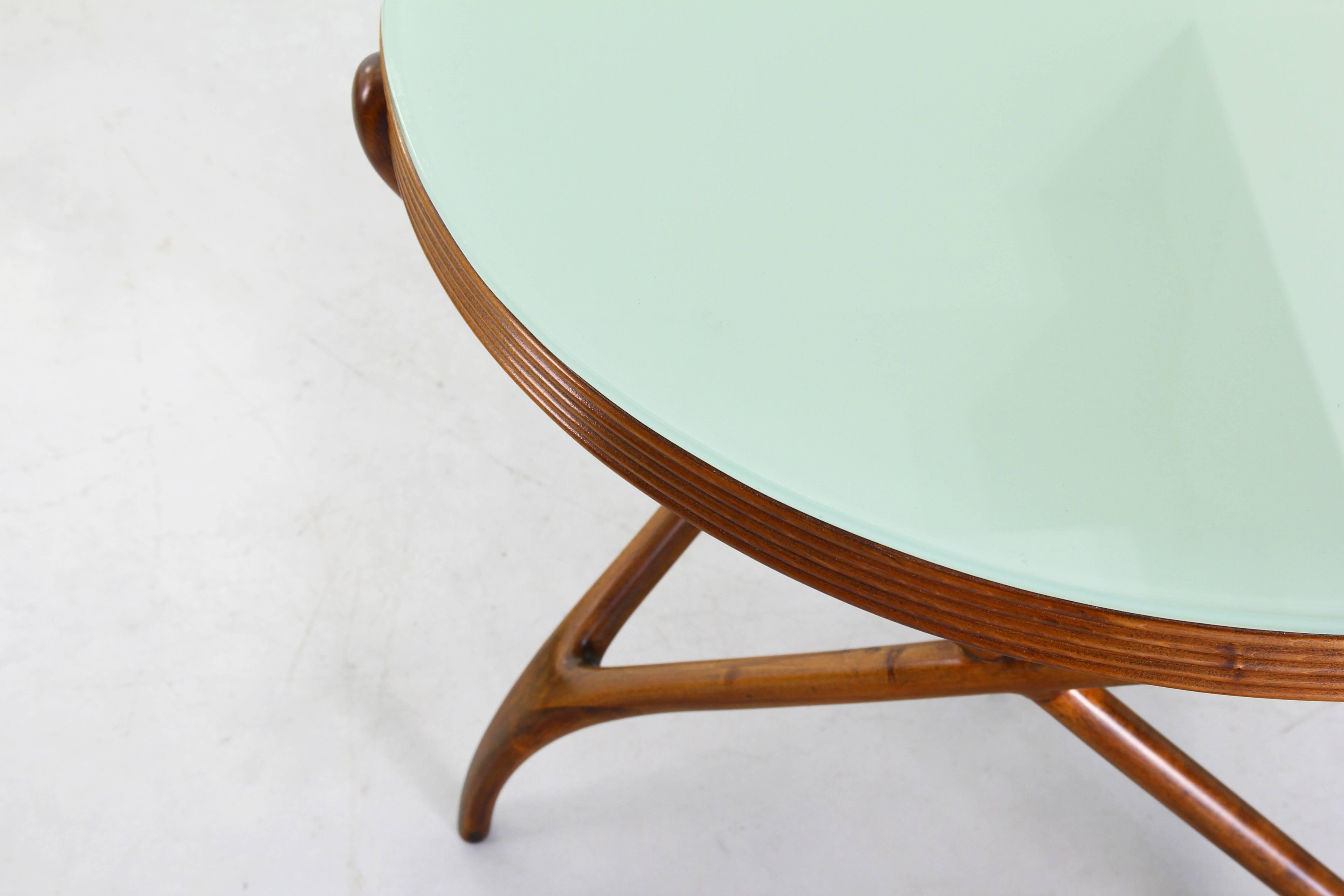 Italian Round Dining Table Attributed to Ico Parisi 2