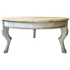 Antique Italian Round Dining Table