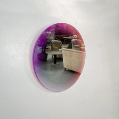 Italian Round Holo Wall Mirror Shimmer by Patricia Urquiola Glas Italia, 2015
