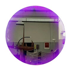 Italian Round Holo Wall Mirror Shimmer by Patricia Urquiola Glas Italia, 2015