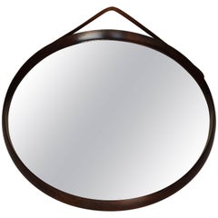 Italian Round Shape Mirror, circa 1950