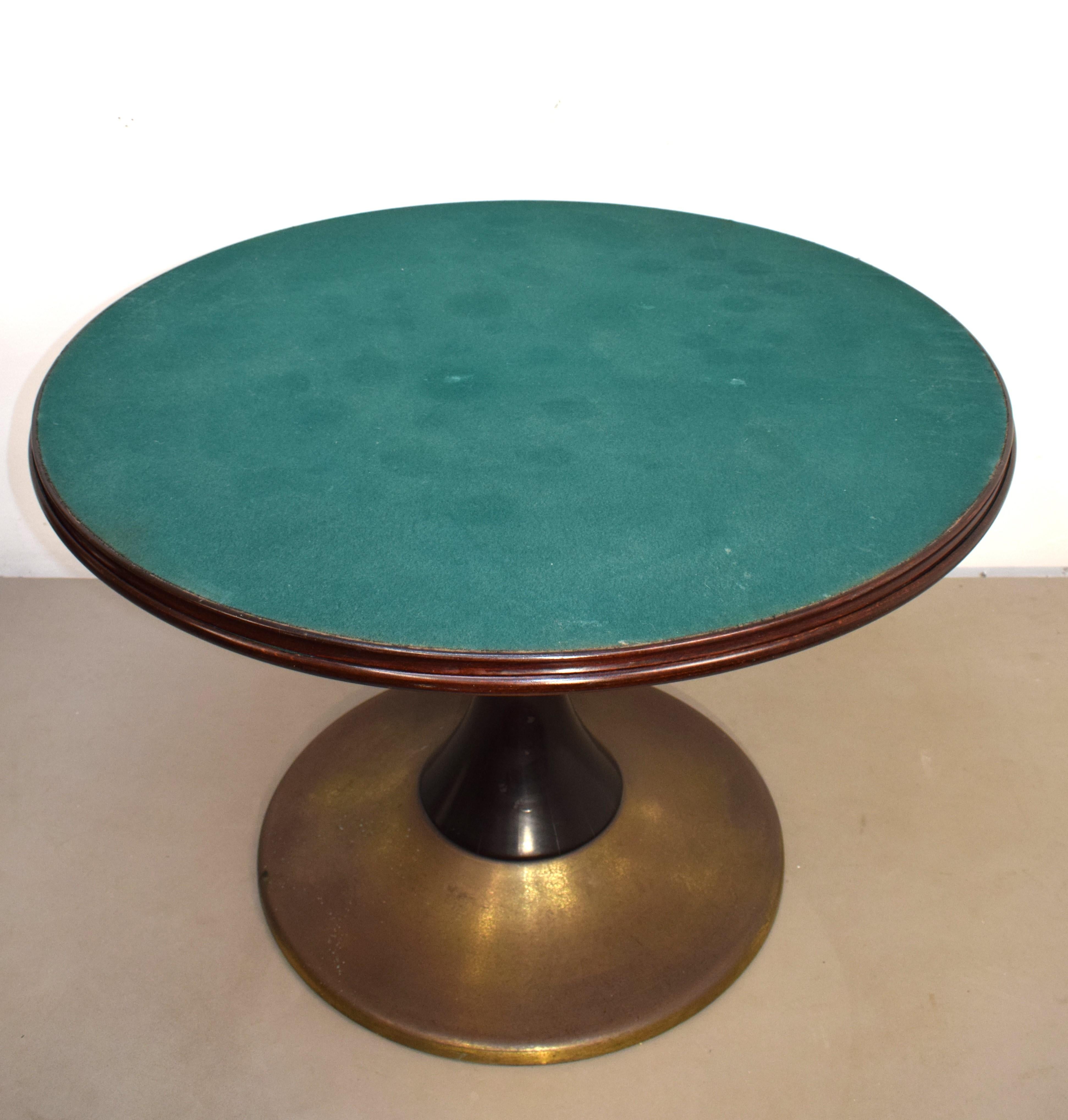 Italian round table, reversible table, 1960s For Sale 2