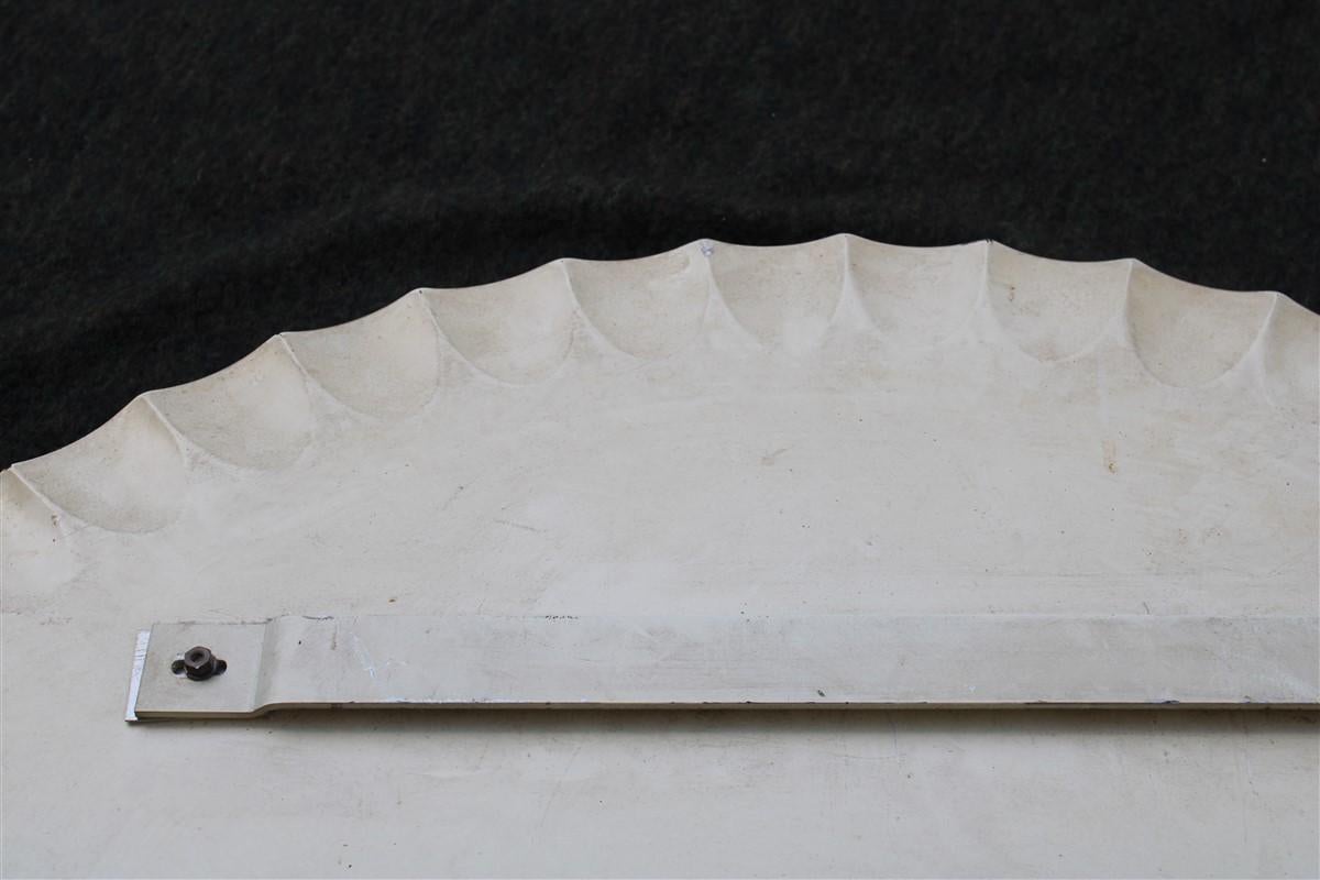 Italian Round Wall Mirror with Mirrored Border in 1970s 8