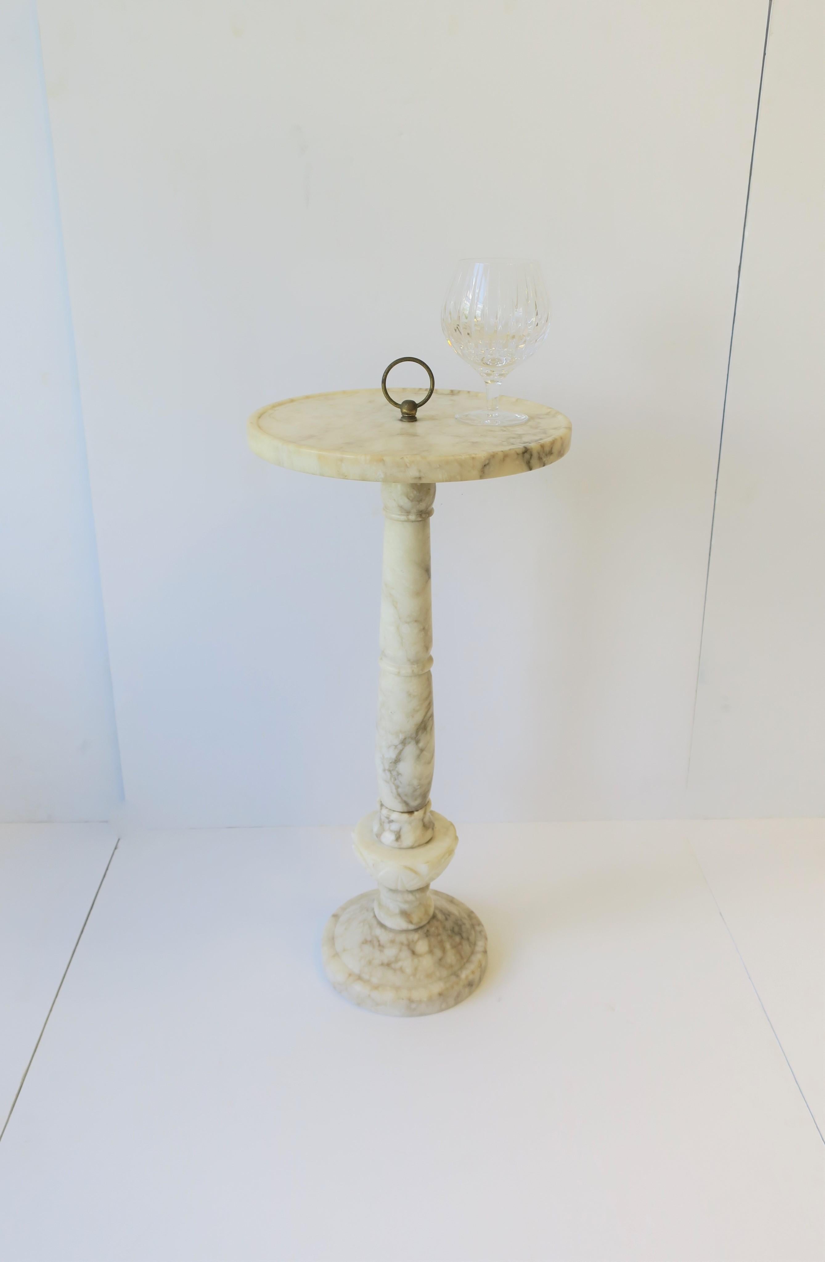 marble drinks table
