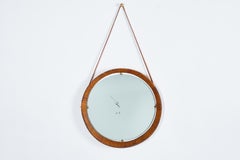 Italian Round Wicker Mirror