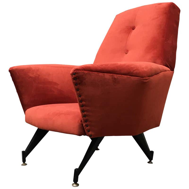 Rust Armchair - 7 For Sale on 1stDibs | rust arm chair, rust leather ...