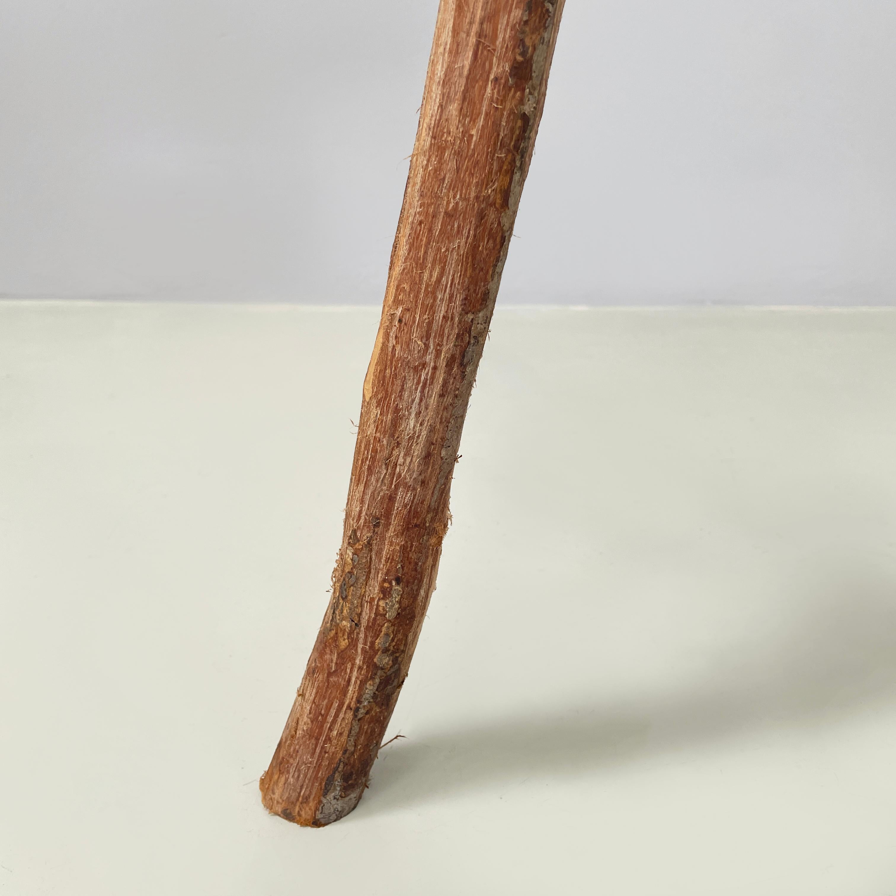 Italian Rustic table stools with different heights in wood, 2000s For Sale 14