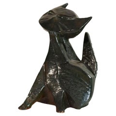 Gatito italiano de cerámica San Polo de los años sesenta
