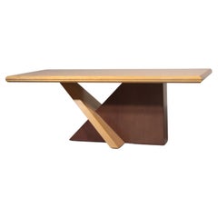 Italian Saporiti Wooden Dining Table 1960