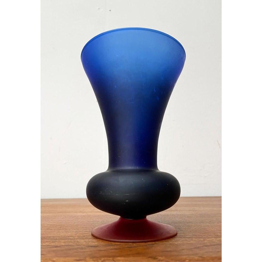 Vaso in vetro satinato italiano attribuito a Carlo Moretti in vendita 5