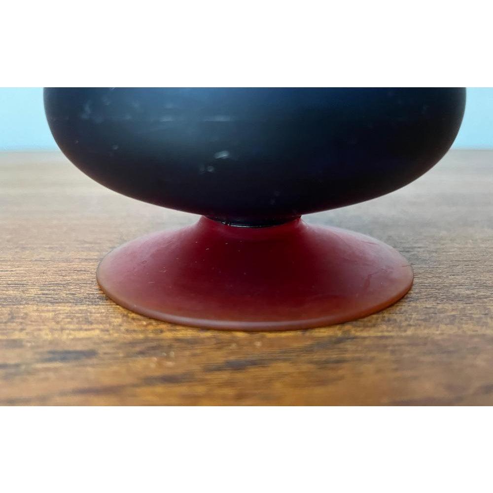 Vaso in vetro satinato italiano attribuito a Carlo Moretti in vendita 6
