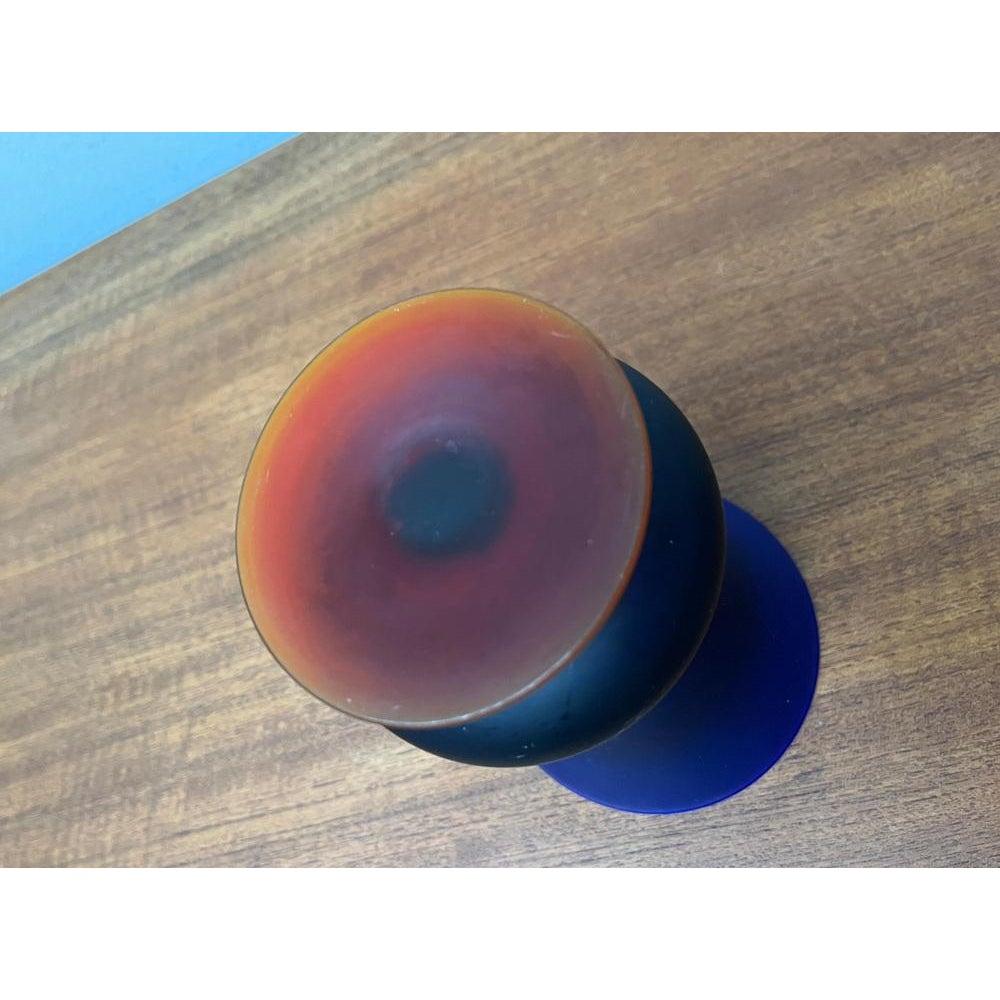 Vaso in vetro satinato italiano attribuito a Carlo Moretti in vendita 7