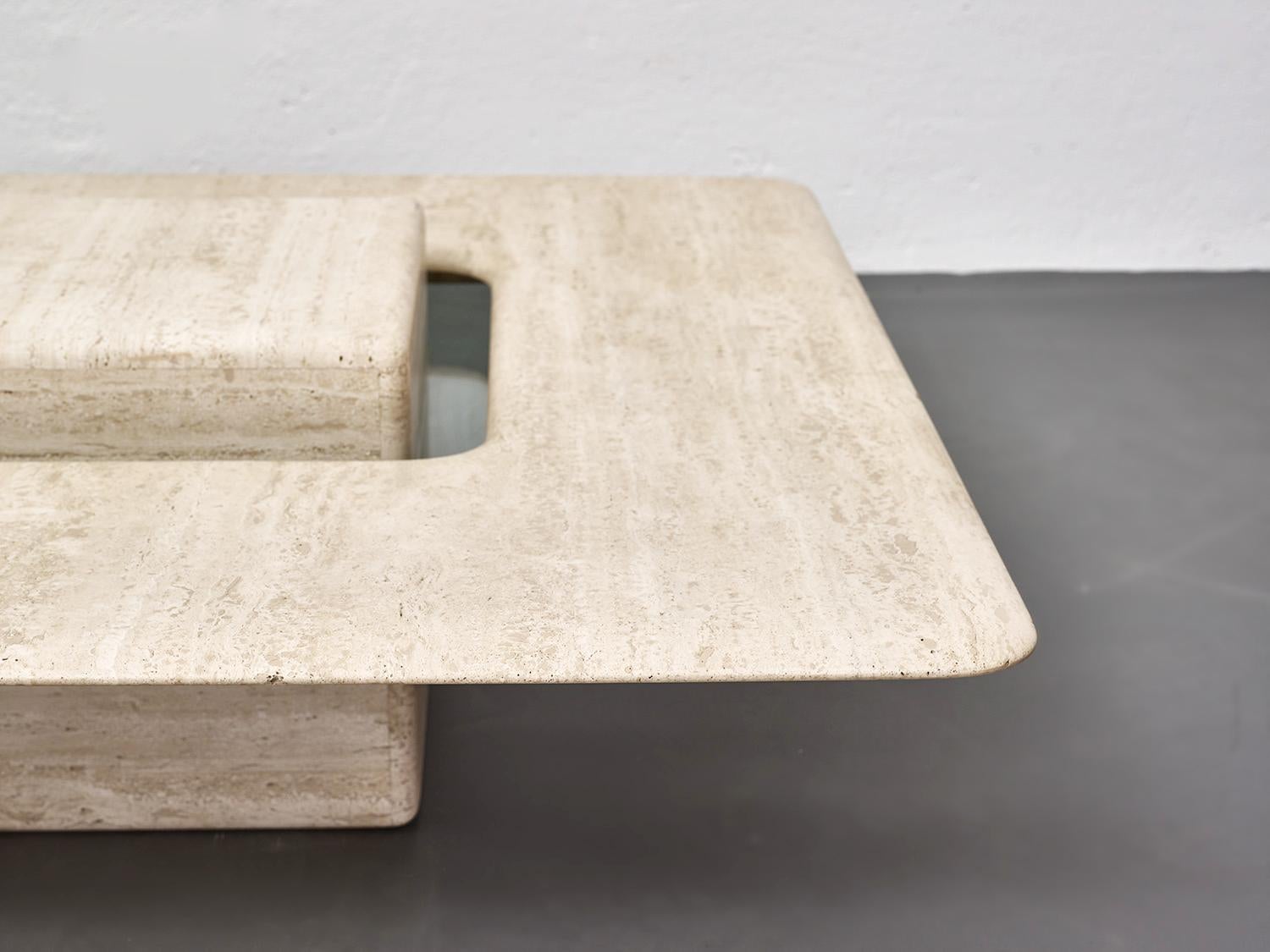 cream square coffee table