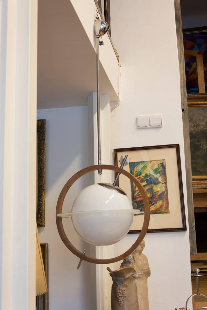 Italian Saturn Pendant by Gio Ponti & Pietro Chiesa, 1930s For Sale 2