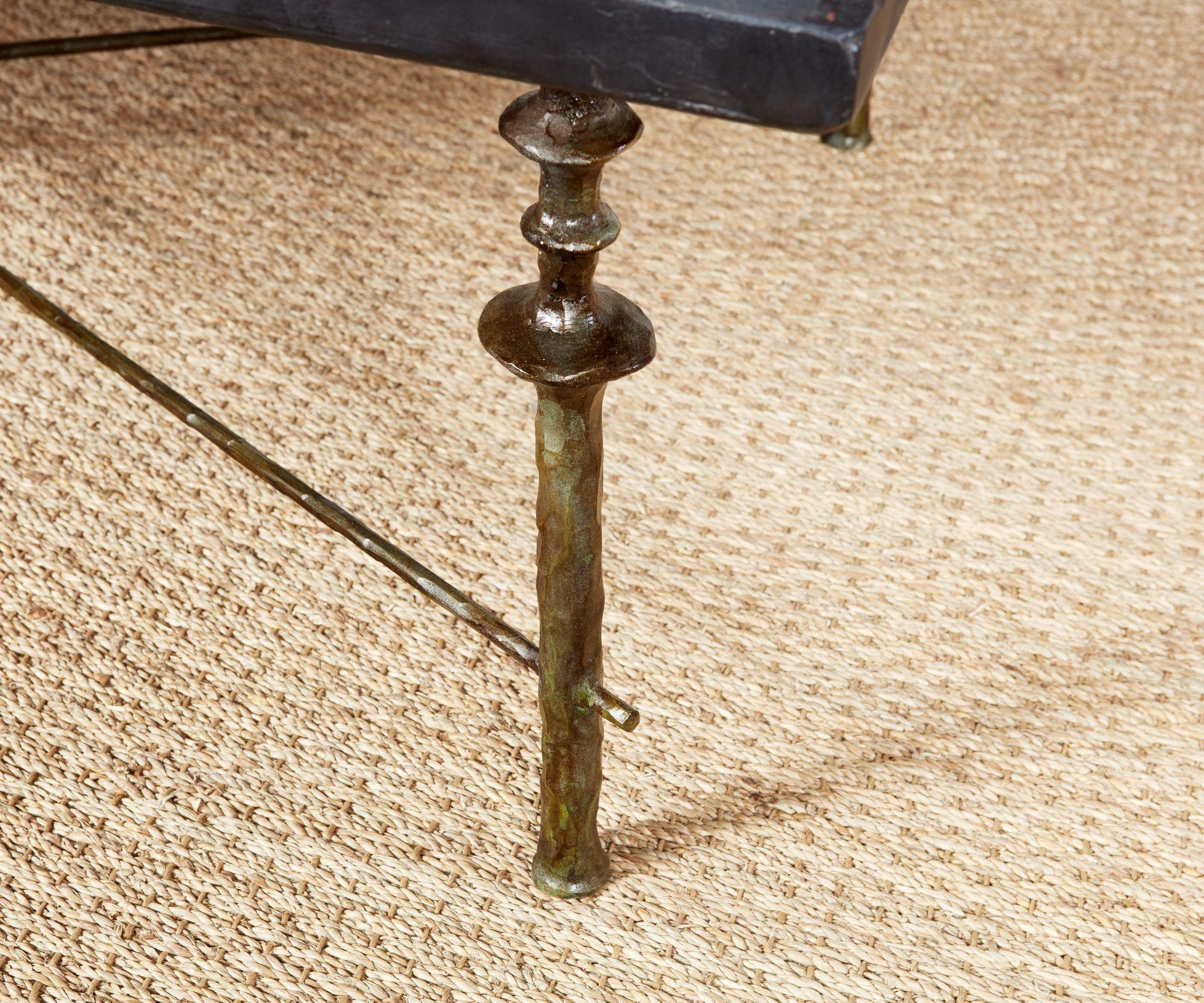 Italian Scagliola Top Coffee Table For Sale 2