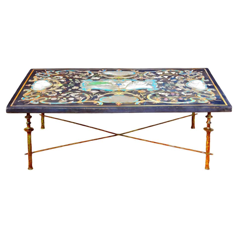 One of a Kind Persian Tile Coffee Table For Sale at 1stDibs | persian ...