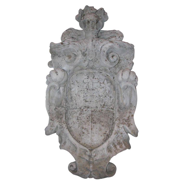 Italian Scaliger Family Cartouche For Sale