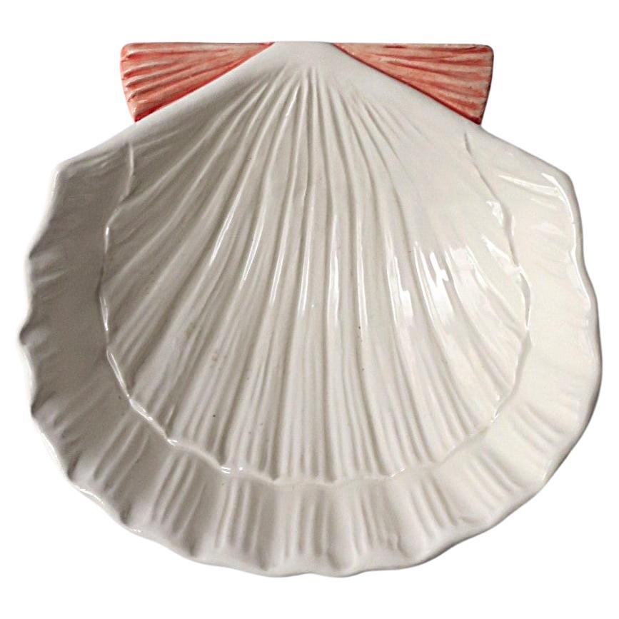 Italian Scallop Seashell Bowl For Sale
