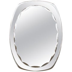 Italian Scalloped Glass Mirror