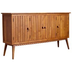 Vintage Italian Scalloped Sideboard