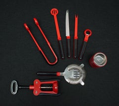 Italian Scaroni 1970s Cocktail Bar Set