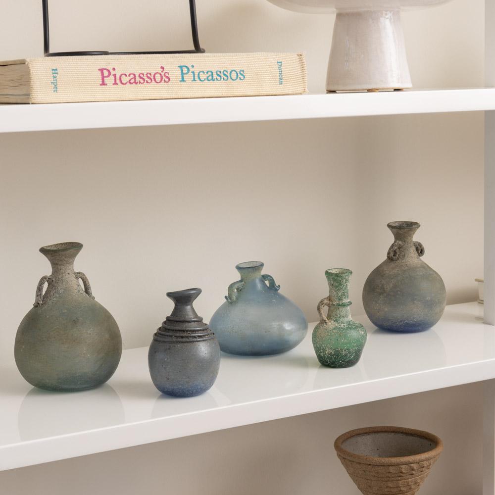 Italian Scavo Glass Vase For Sale 7