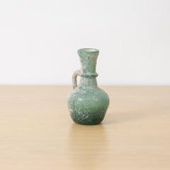 Italian Scavo Glass Vase