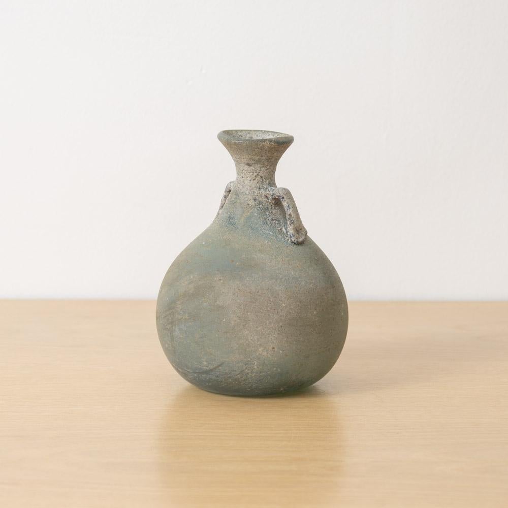 20th Century Italian Scavo Glass Vase For Sale