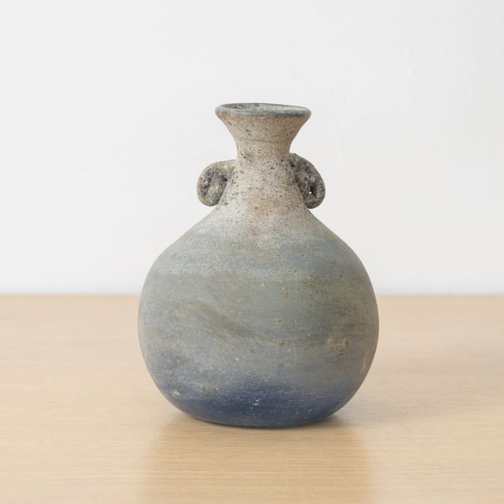 20th Century Italian Scavo Glass Vase For Sale