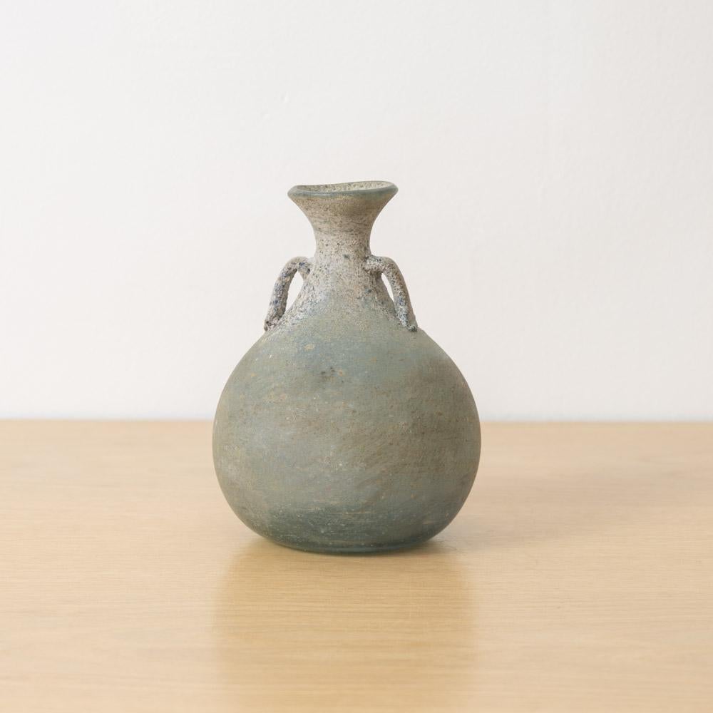 Italian Scavo Glass Vase For Sale 1