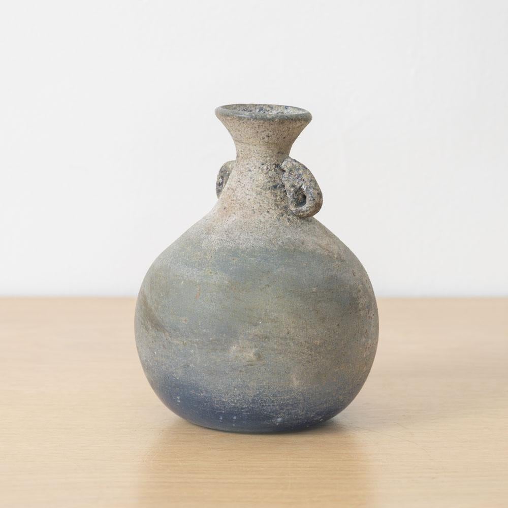 Italian Scavo Glass Vase For Sale 1