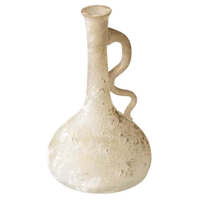 Scavo Italian Scavo Style Vase with Handle at 1stDibs