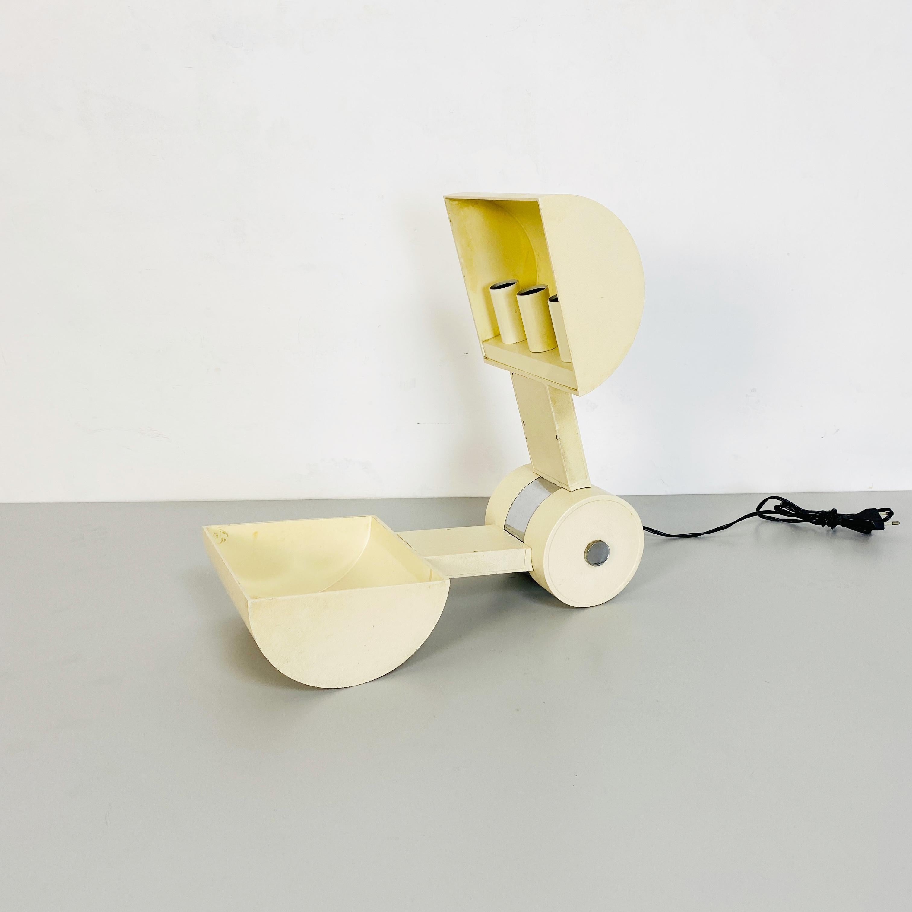Mid-Century Modern Italian Schiacciasassi Table Lamp by Gian Paolo Benedini for Tecnosalotto, 1980s For Sale