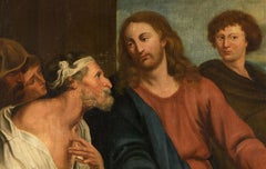 Scuola italiana del XVII secolo "Cristo nel Tempio