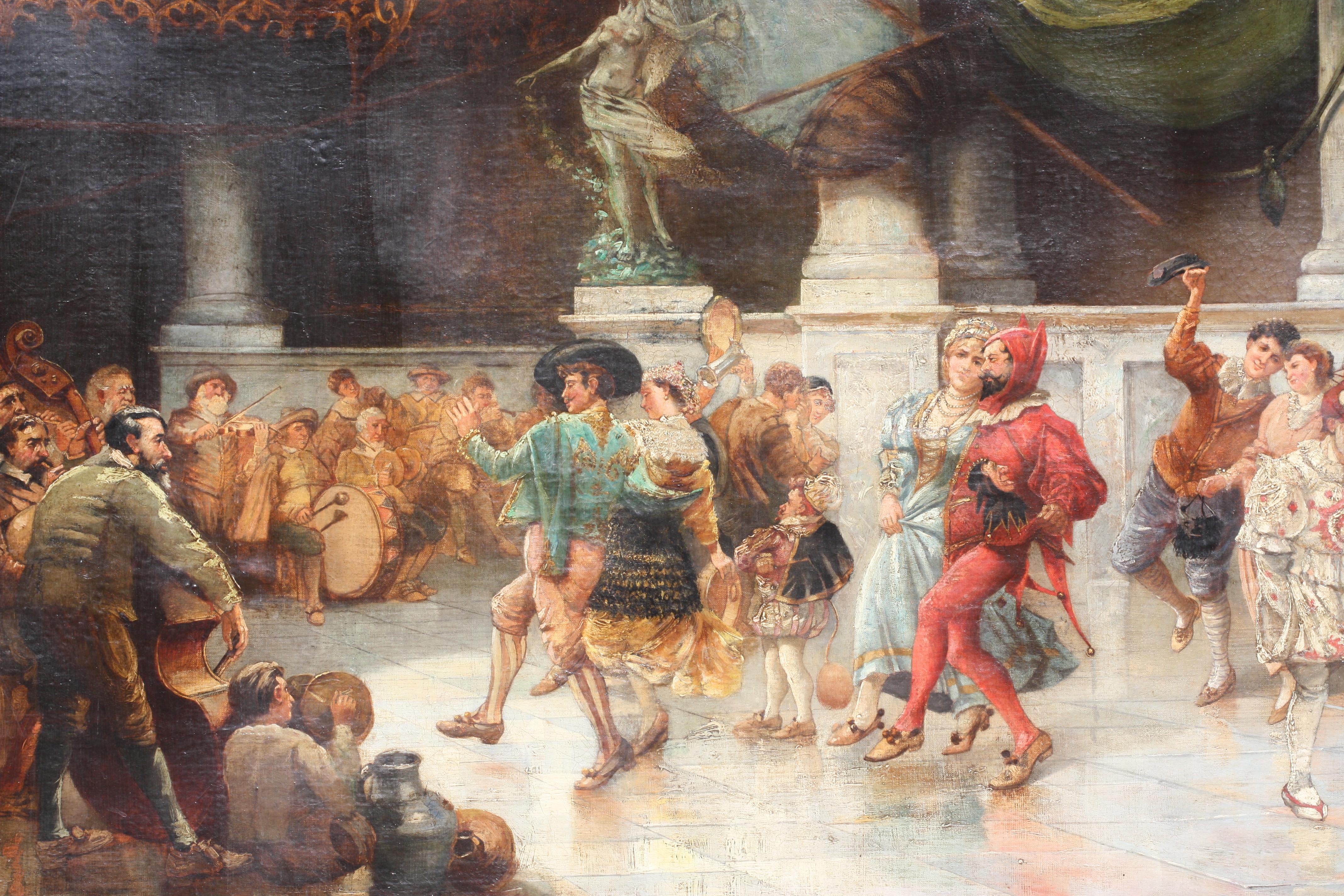 Italian School, 19th Century, 18th Century Ballroom Scene For Sale 1