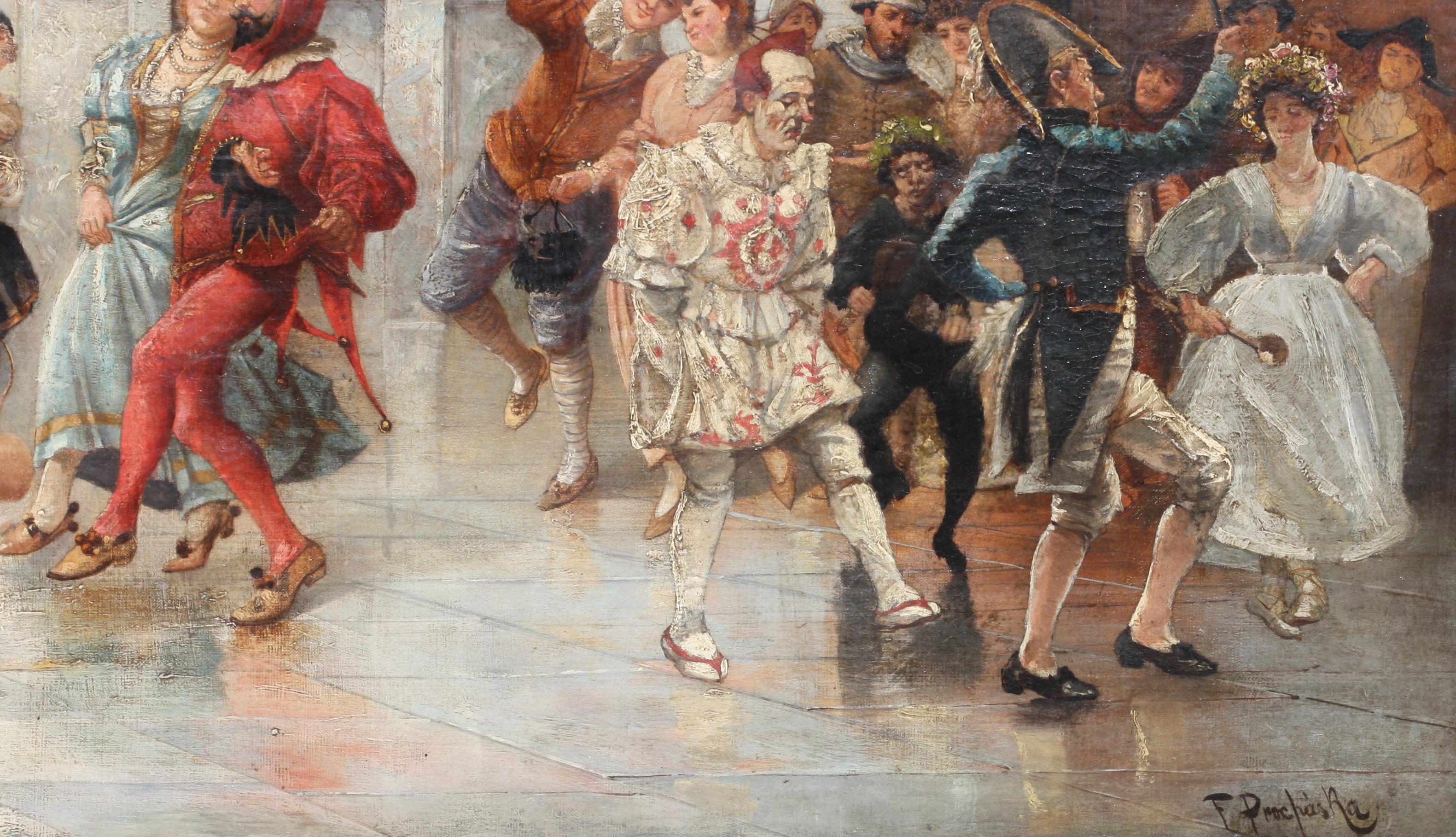 Italian School, 19th Century, 18th Century Ballroom Scene For Sale 3
