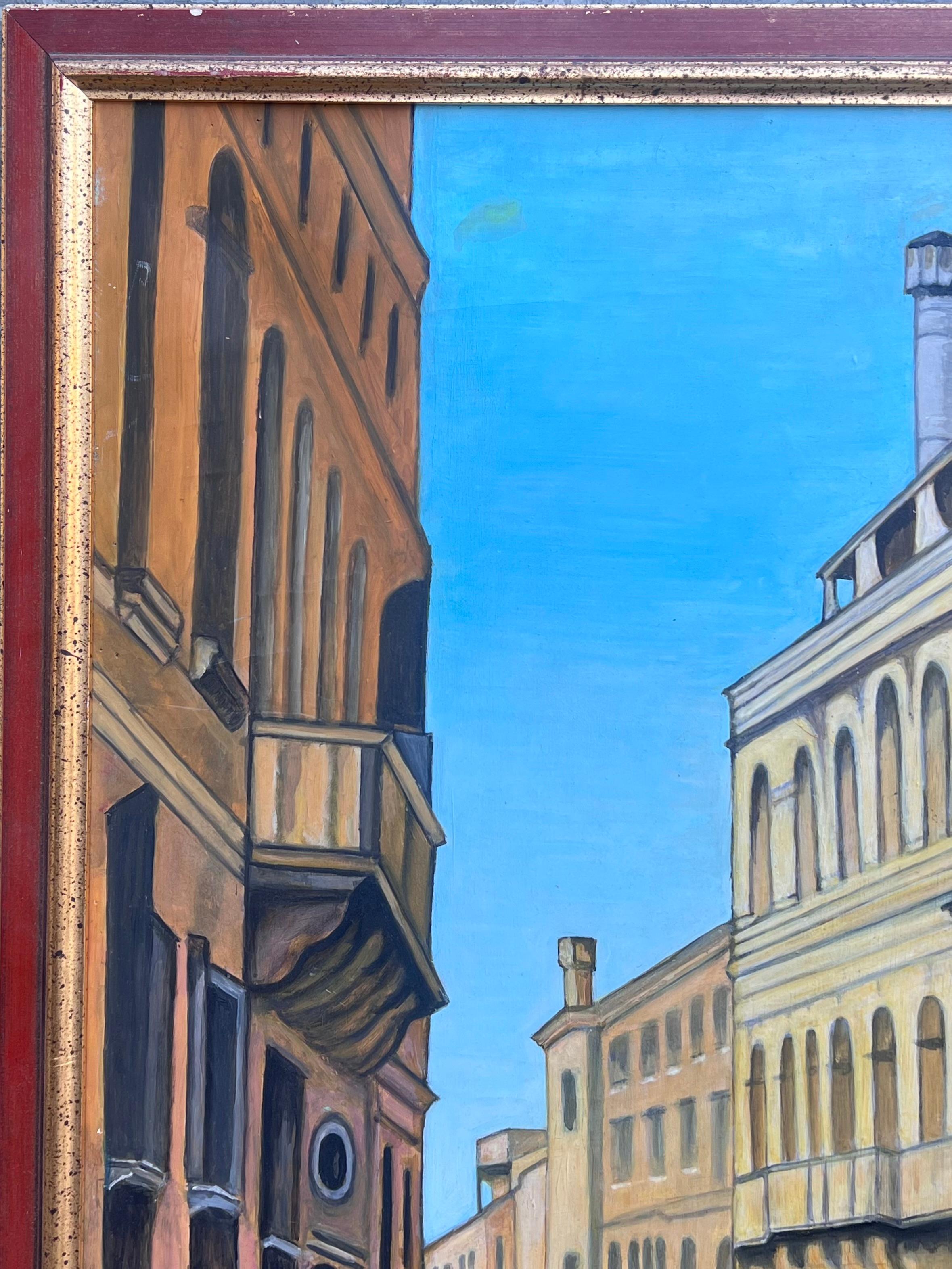 Il fondale veneziano
Artista francese, firmato e datato 29/4/2000
dipinto a olio su tela, incorniciato
incorniciato: 48,5 x 35 pollici
tela:  46 x 32 pollici
condizioni: ottime
provenienza: collezione privata, Francia

