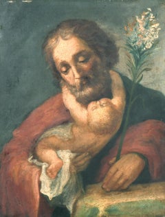 Manner of Guido Reni (1575-1642) - Saint Joseph and the Christ Child