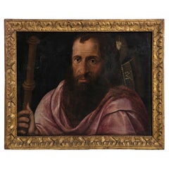 Vintage Italian School  "Apostle" 17th Century