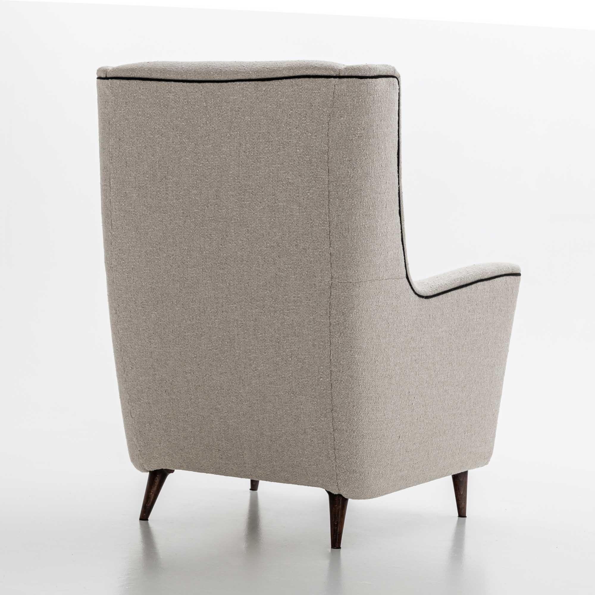 Mid-Century Modern Italian School Armchair, Mid-Century